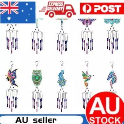 Diamond Painting Wind Chime DIY Animal Wind Bell Pendant Home Garden Decoration • $16.49