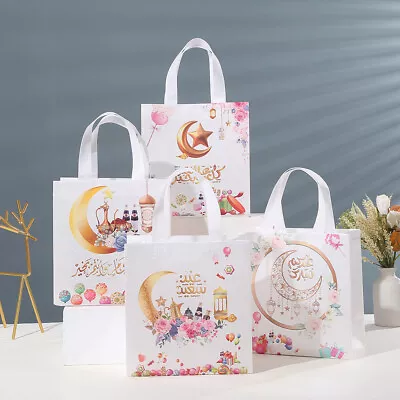 £6.99 • Buy 6pcs Ramadan Nonwoven Bag Muslim Eid Mubarak Tote Bags Gift Cookie Candy Package