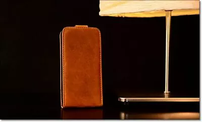 Akira Handmade Leather Protective Case Flip Wallet Cover Galaxy S Advance Color • £12.99