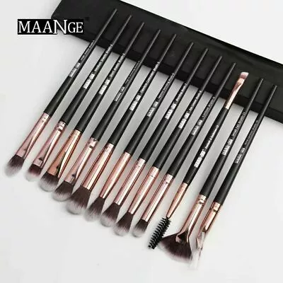 12pcs Makeup Brush Set Foundation Eye Lip Professional Cosmetic Beauty Brushes • $13.84