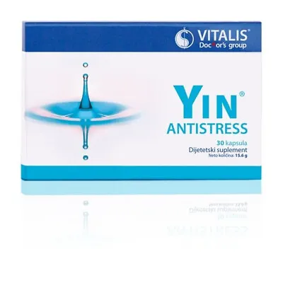 Vitalis - Yin Antistress - Helps With Tension Nervousness Anxiety - 30 Caps. • $38.97