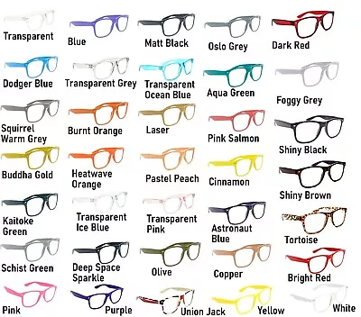 Classic Large Frame Retro  Mens Womans Reading Glasses In 36 Colours TN49 • £4.25