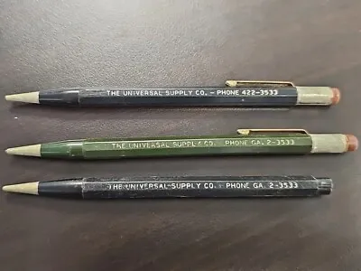 Vintage Mechanical Pencil Lot Universal Supply Co Parkersburg WV  • $15