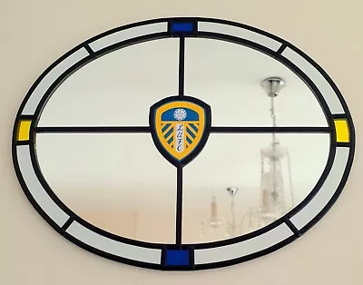 Leeds United F.C.  Mirror. 15 Inch X 12 Inch . Ideal Gift For Leeds Fan  • £38.95