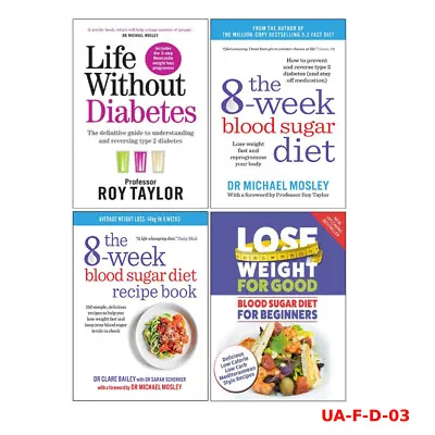 Life Without Diabetes8-Week Blood8-week Blood Sugar Diet 4Books Collection Set • £28.99