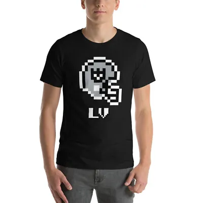 Las Vegas Raiders Oakland NES Football Helmet 8-bit Tecmo Super Bowl Tee T-Shirt • $26.49