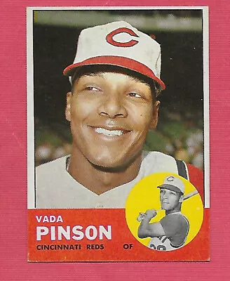 1963 Topps # 265 Vada Pinson - EXMT+ - Reds • $3.26