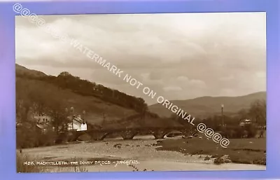 1933c MACHYNLLETH DOVEY BRIDGE POWYS Montgomeryshire PHOTO RP JUDGES POSTCARD • £0.99