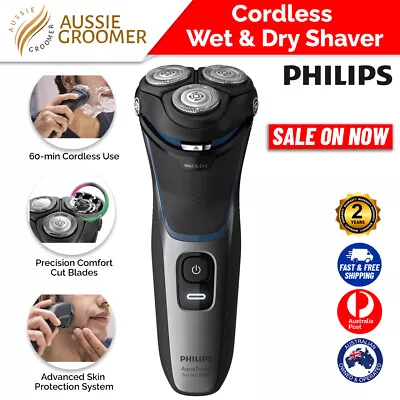 Philips Shaver Men Electric Wet Dry Cordless Rechargeable Trimmer Groomer Razor • $119.68