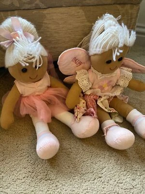 Powell Craft Traditional Rag Doll Ballerina Rag Doll & Fairy Bundle 40cm • £1.70