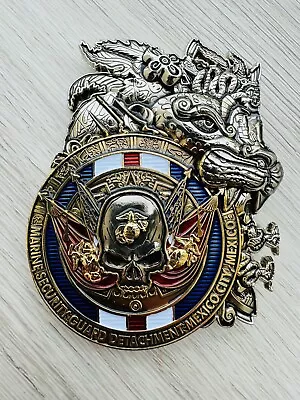 Mexico City Mexico Marine Security Guard Detachment MSG Challenge Coin • $99