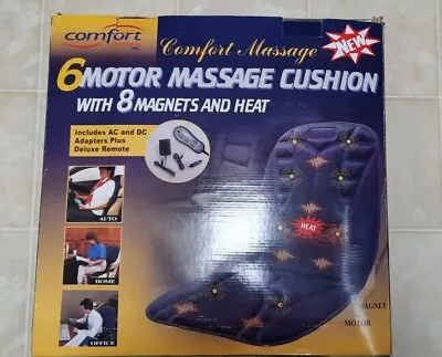 Comfort Massage 6 Motor Massage Cushion • $30