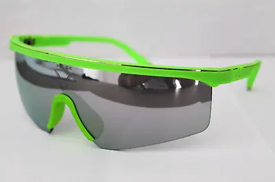 POLICE Lewis Hamilton F1 Sunglasses Green Frame/ Silver Mirror Lens • $69.99