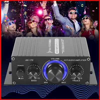 400W Power Digital Amplifier HIFI Mini Stereo Audio AMP  FM Mic Home Car UK • £10.89