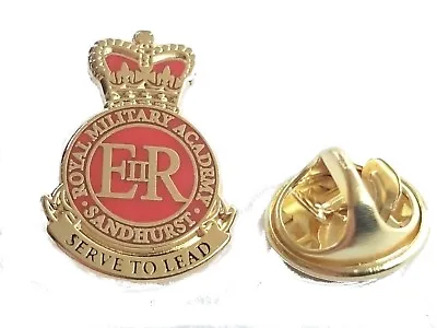 Royal Military Academy Sandhurst Lapel Pin Badge • £3.49