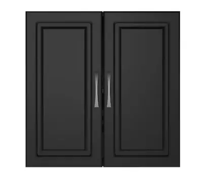 Wall Cabinet Kitchen Wooden 2 Door Hanging Adjust Shelf Storage Room Bath Office • $149.99