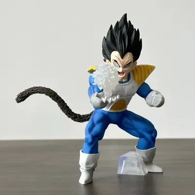 Anime Dragon Ball Z Figure Vegeta With Artificial Moon Statue PVC Gift Toy 6.7in • $30