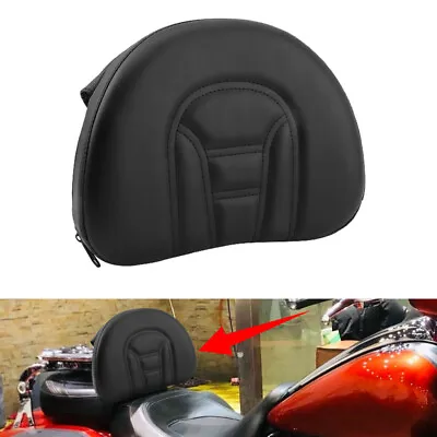 Motorcycle Front Driver Rider Backrest Cushion Pad For Harley Glide Road King • $32.99