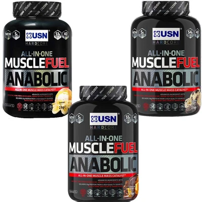 £40.99 • Buy USN Muscle Fuel Anabolic All In One Lean Muscle Mass Gainer 2Kg