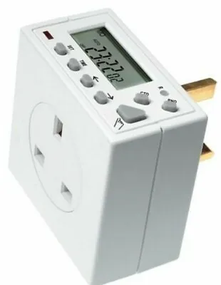 £15.95 • Buy Digital Electronic Timer Compact Plug In Time Switch 24 Hr 7 Day - Timeguard