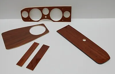 Classic Fiat 124 Mk1 Spider Lhd Wood Dashboard Dash 5 Piece Made In Italy New  • $391.61