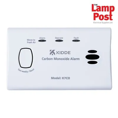 Kidde K7CO Carbon Monoxide Alarm Detector - 10 Year Warranty - Replaces 7CO 7COB • £20.19