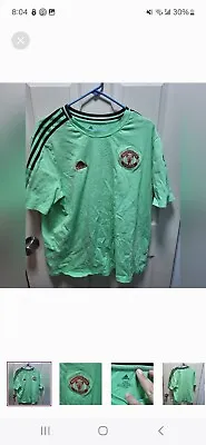 Adidas Manchester United Glory ShirtMint Green Mens 2XL • $15