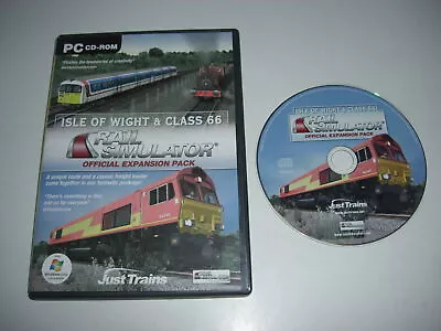 ISLE OF WIGHT & CLASS 66 Pc Cd Rom Nm Official Expansion Pack Rail Simulator • £9.99