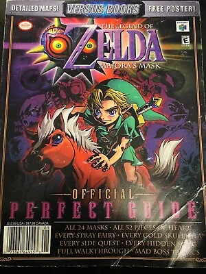 Zelda The Legend Of Majoras Mask Offical Perfect Guide • £20