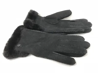 Ugg Australia Sheepskin Slim Side Vent Glove Gloves Shearling 1089893 Black • $99.99
