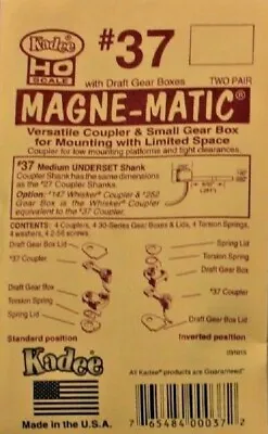 Kadee HO Scale #37 Medium Underset 30 Series Magne-matic Coupler (9/32 ) • $5.25