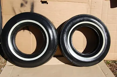 NOS Vintage  SEARS 14  Hot Rat Rod Gasser Front Tires 1950's 60's Style • $98