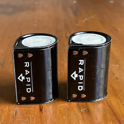 Vintage Agfa Rapid Film 35mm Reloadable Cartridge Metal Canister Lot Of 2 • $29.95