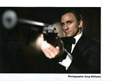 Genuine Hand Signed Daniel Craig  Photo 10 X 8 James Bond Autograph COA • £185