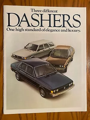 1978 Volkswagen VW Dasher Sales Brochure - 18 Pages - Nice Condition W/ Foldouts • $8.95