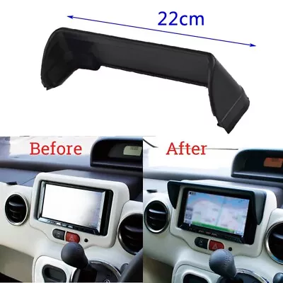 Anti-glare Car Dash Radio Sun Shade GPS Navigation Hood Cap Cover Interior Parts • $14.98