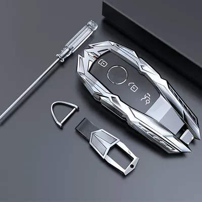 Zinc Alloy Car Key Case Cover Holder For Mercedes Benz S/E/C Class A200 AMG GLC • $63.23