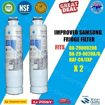 2 X Generic Samsung DA29-00020B Water Filter SRF679SWLS SRF680CDLS SRF719DLS • $33.95