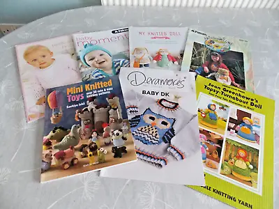 Knitting Pattern Books  Inc. Baby Clothes -Toys- Dolls -Wind In The Wiillows Etc • £9.50