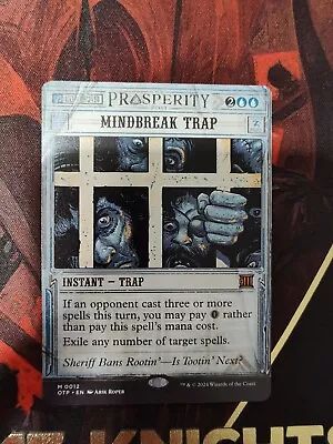 Mindbreak Trap Showcase Breaking News Outlaws Of Thunder Junction • $34