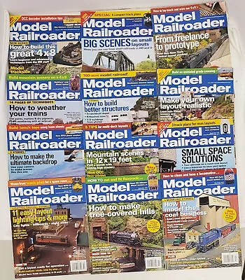 Model Railroader Magazine 2012 Complete Full Year 12 Issues January - December • $24.99