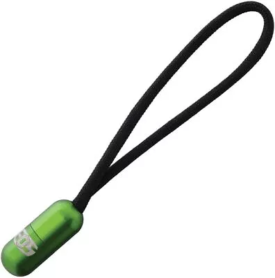 EOS Pill Bead Lanyard Green Aluminum Screw-Together Conceals Knot Made In USA • $35.09