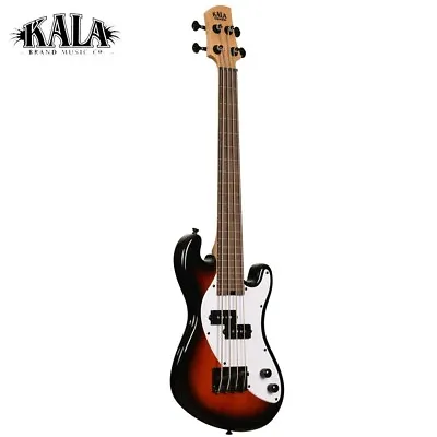 Kala Solid Body 4-String Fretless U-BASS Tobacco With Gig Bag UBASS-SB-TB-FL • $349