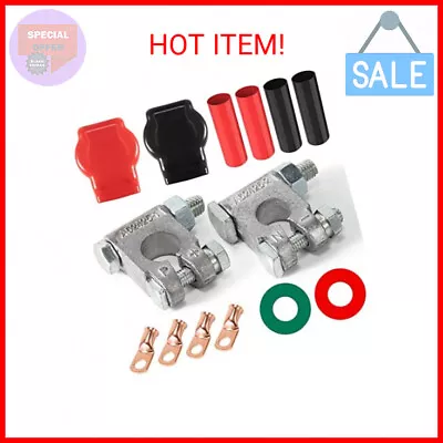 Battery Terminal Connectors Military Spec Positive Negative Heavy Duty Battery • $16.55