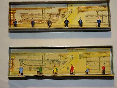 MERTEN N Scale Figure Set (2) 806 908 Railroad Staff Women Model Train Vintage • $14