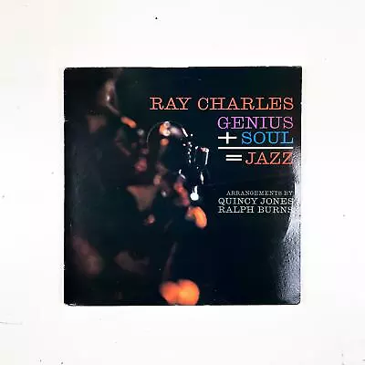 Ray Charles - Genius + Soul = Jazz - Vinyl LP Record - 1988 • $65