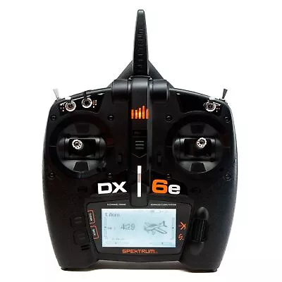 Spektrum DX6e 6 Channel Transmitter Only SPMR6655 Radios 6 Channel Air 2.4 • $249.99