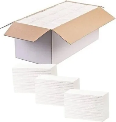 Z Fold Paper Hand Towels White 3000 Sheet 2 Ply Multifold Paper Hand Towels • £29.99