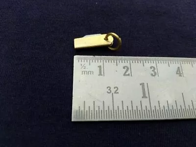 1.50 Cm Vintage Miniature HAND MADE Folding Knife Blade Brass Locket • $10.10