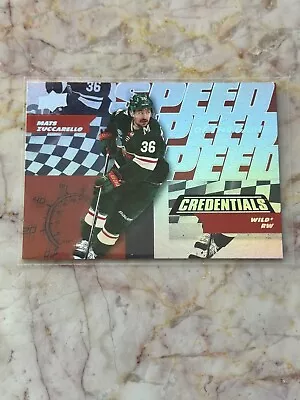 2022-23 UD Credentials Mats Zuccarello Speed Of The Game Insert Card #SG-13 • $0.99